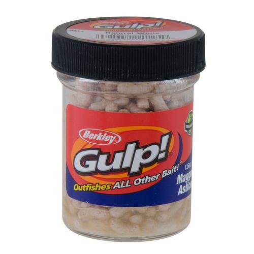 Maggots BERKLEY Gulp Natural White 1.5 Ounce Jar 
