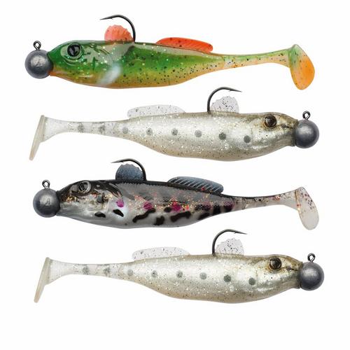 Berkley Pulse Realistic Goby Pre-Assembled Rubber Bait with Jig Head
