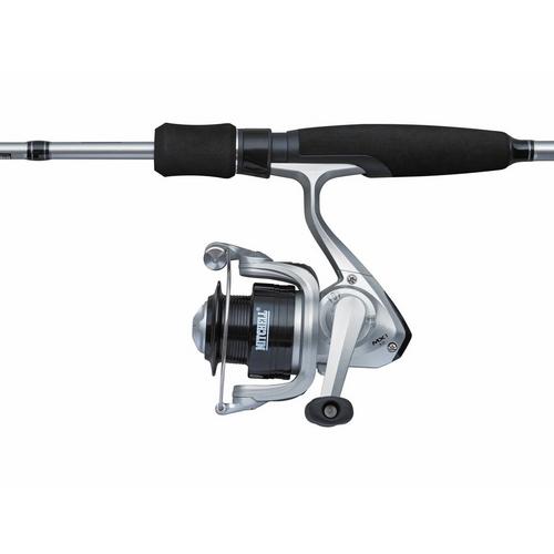 Mitchell MX1 Spinning Reel, Fishing Reel, Spinning Reels, Allround Fishing,  Freshwater Fishing Spin Reel - Perch, Trout, Pike, Zander, Unisex, Silver /  Black, 20