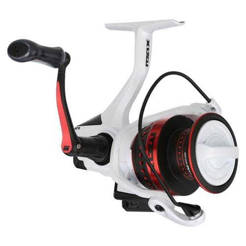 abu garcia red max spinning combo X 1-Piece Featuring a 4+1 bearing system and Rocket Line Management ICAST intro: Abu Garcia Max