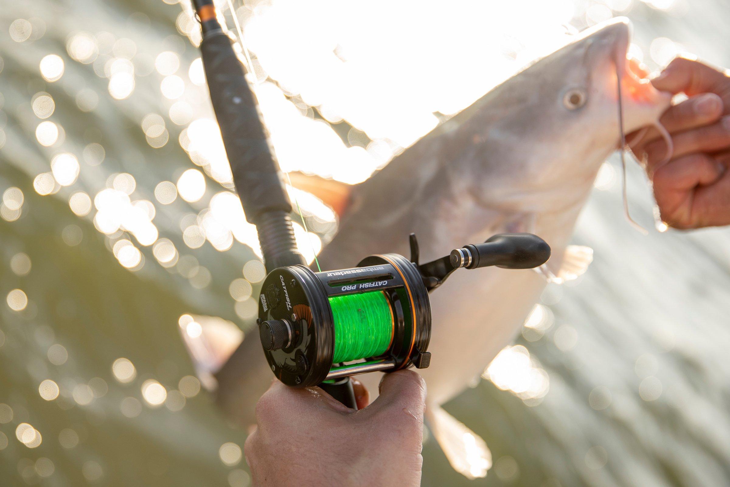 hunting fishing abu garcia ambassadeur catfish pro baitcast round reel fishing uni tankers dk