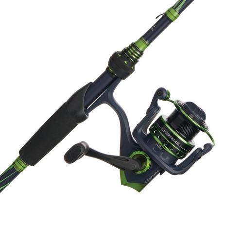 Fishing Rod Reel Spinning Combo Lightweight Durable Graphite Body Rotor  Black
