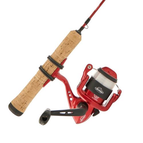 2 pieces Berkley Cherrywood Ice HD Ice Fishing Rod 27” Light 