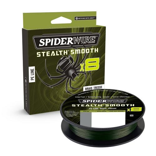 Spiderwire Stealth Smooth 8 Hi-Vis Yellow Braided 150m All Sizes
