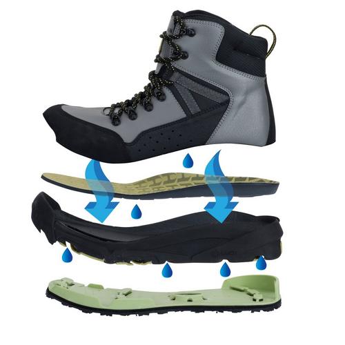 Hodgman Vion Wading Boots With Interchagable Soles 
