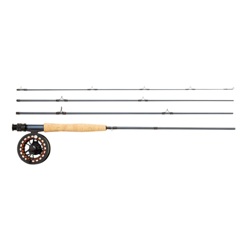 9' 5WT Fly Fishing Rod Combo With Larger Arbor Fly Reel WFF Fly Line Combo 