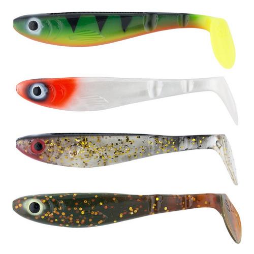 Machilea Forellen Spoon Set - 5 Stück UV-aktive Twister Spoons 4g