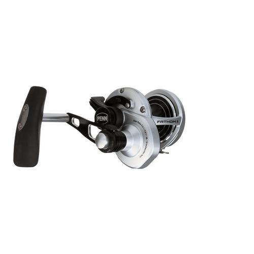 Penn Fathom 2-Speed Lever Drag Overhead Fishing Reel (1292931) for