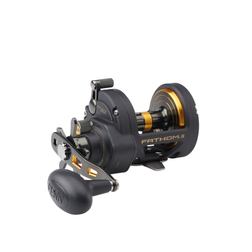 Penn Fathom Lever Drag 2 Speed Overhead Fishing Reel #FTH25NLD2