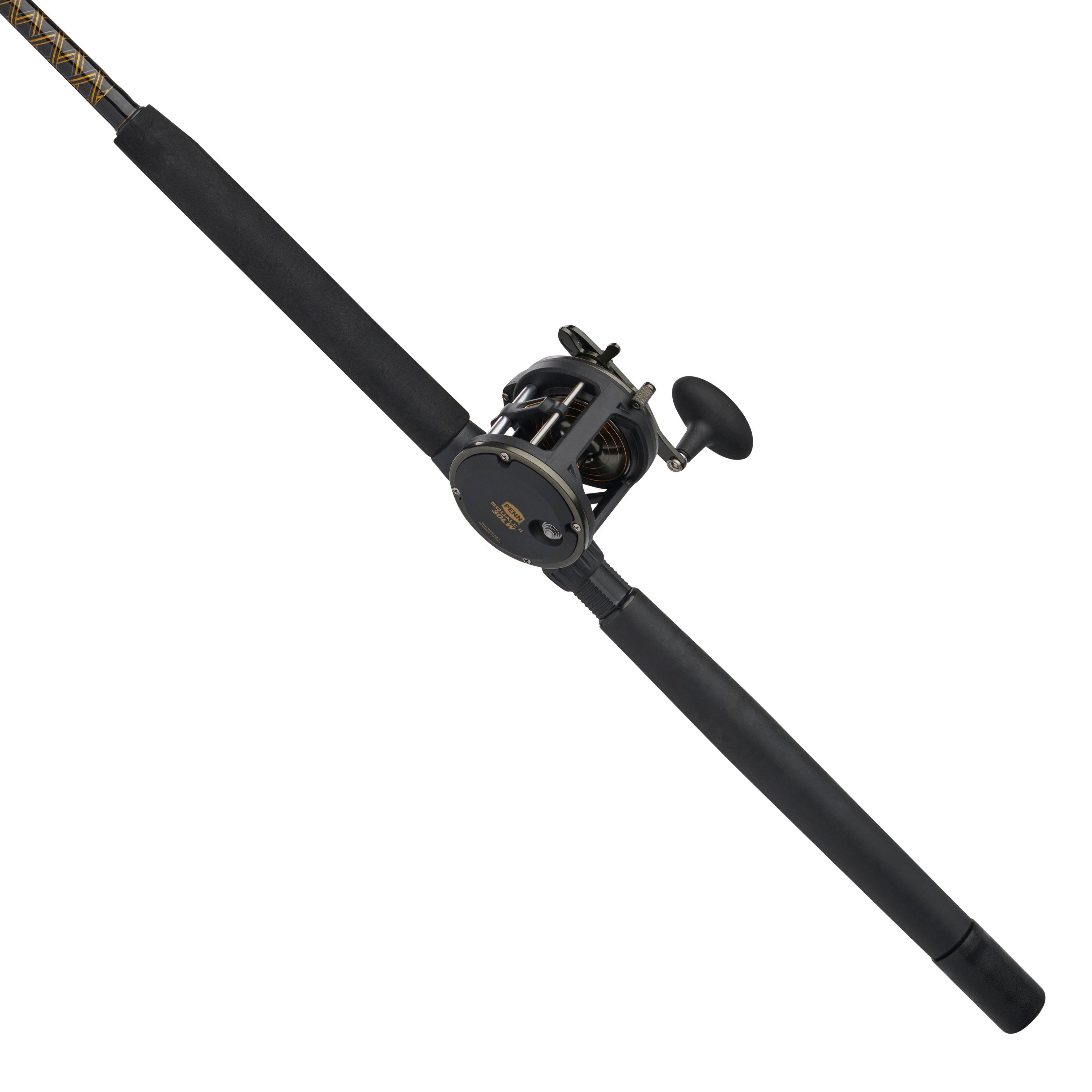 penn squall level wind reel & rod fishing combo