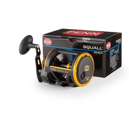 Penn Squall Lever Drag Conventional Baitcast Reel (50-Pound/370