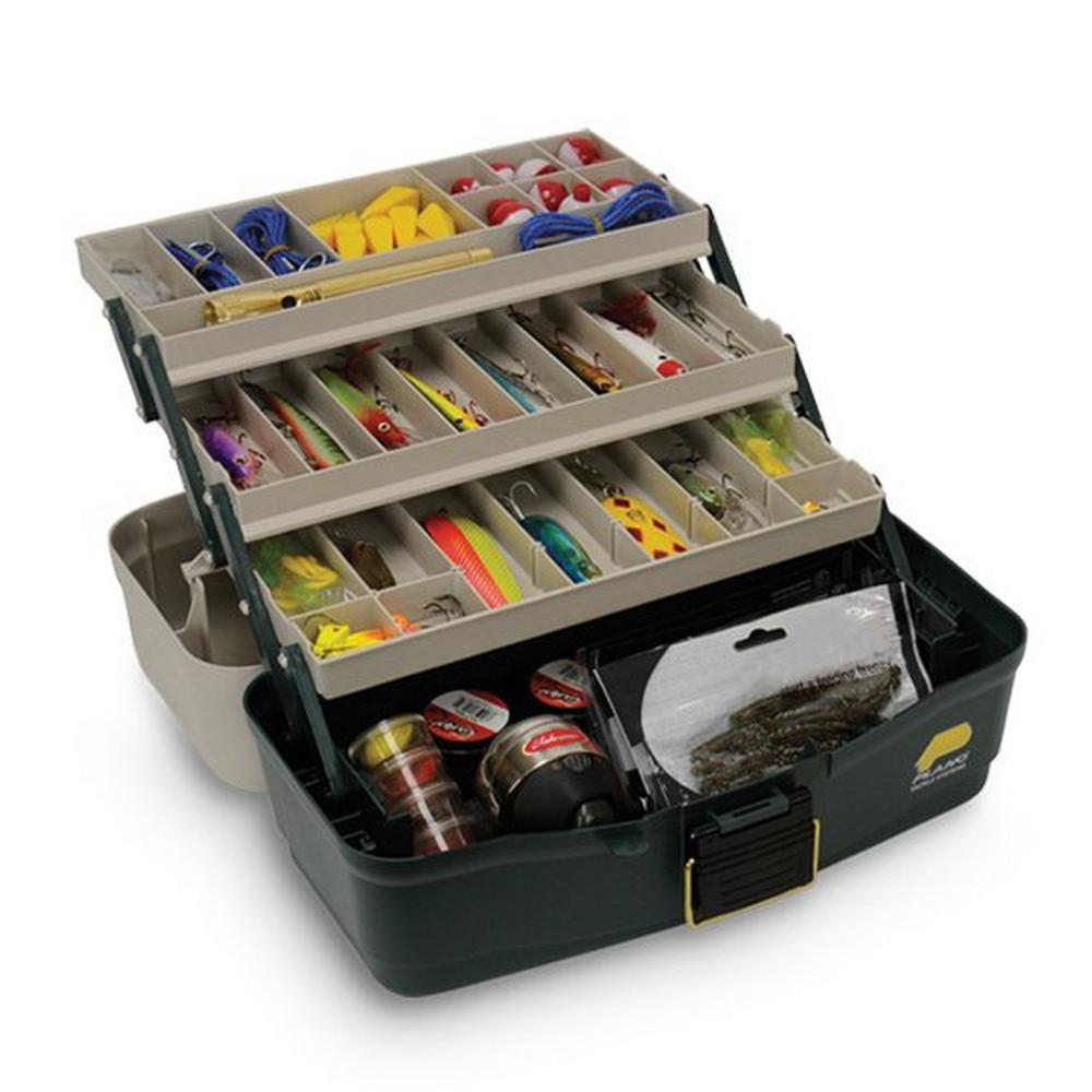 Eco-Friendly Three-Tray Tackle Box - Image 1