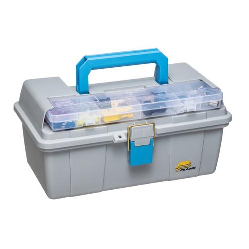 Fishing Tackle Box 4 Layer in 1 Storage with Brass-Bailed Latches