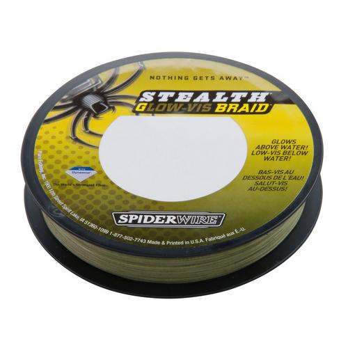 Spiderwire Stealth Glow-Vis Braid 80lb 274m 0.40mm 