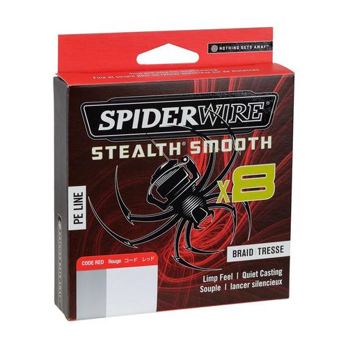 Spiderwire Stealth Smooth x8 PE Braid 0.13mm 12.7kg 300m Code Red