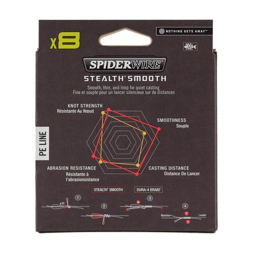 Braid Spiderwire Stealth Smooth 8 Braid Red 150m - Leurre de la pêche