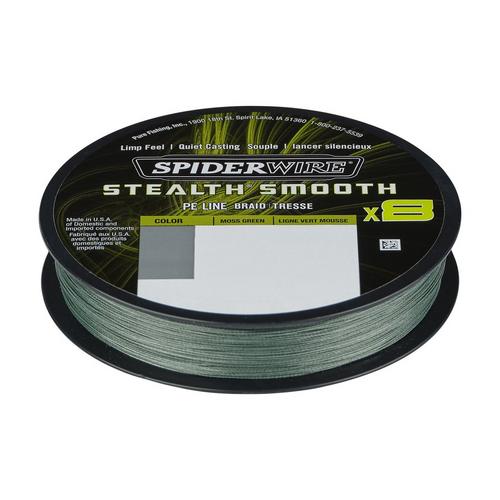 0,09 €/ M) SPIDERWIRE Stealth Smooth 8 300m/150m Braided Fishing