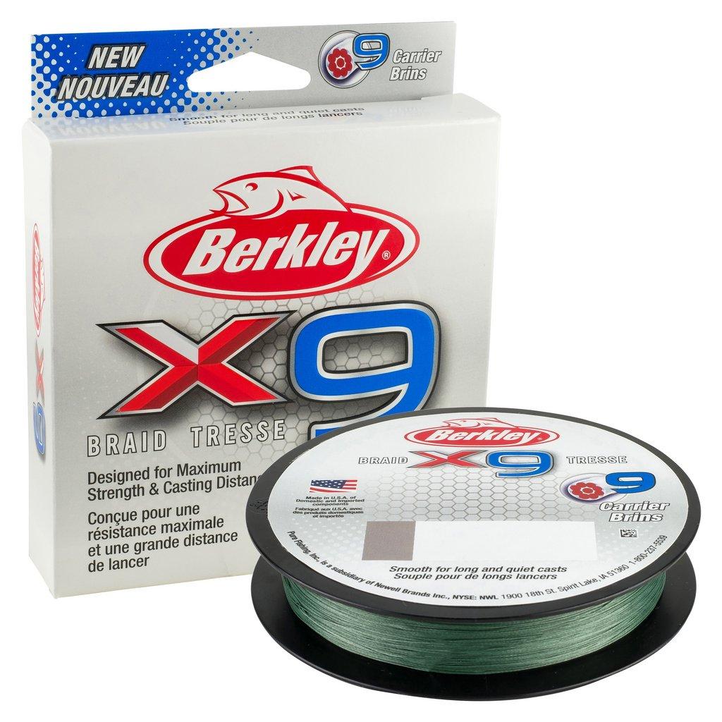 Berkley x9 Braid | 328yd | 300m | 8lb test | 20 lbC | 9.0kg | Model  #X9B3308-22