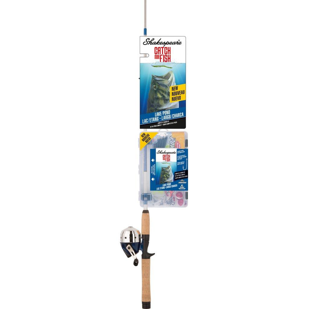 Shakespeare Catch More Fish Saltwater Spinning Rod and Reel Combo