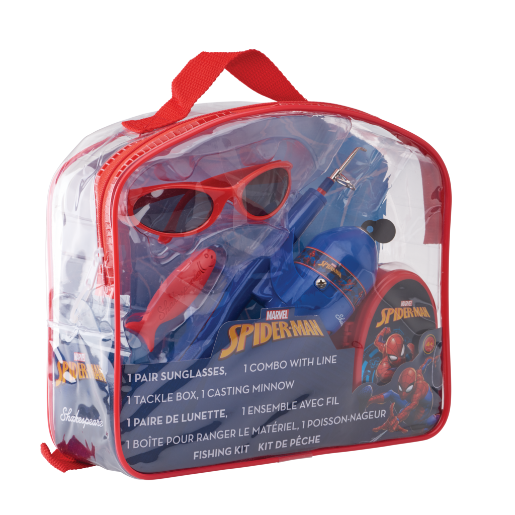 Kids Shakespeare Spiderman Fishing Beginner Kit