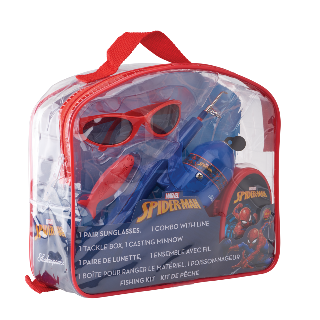 Pure Fishing / Shakespeare Spiderman Backpack Kit