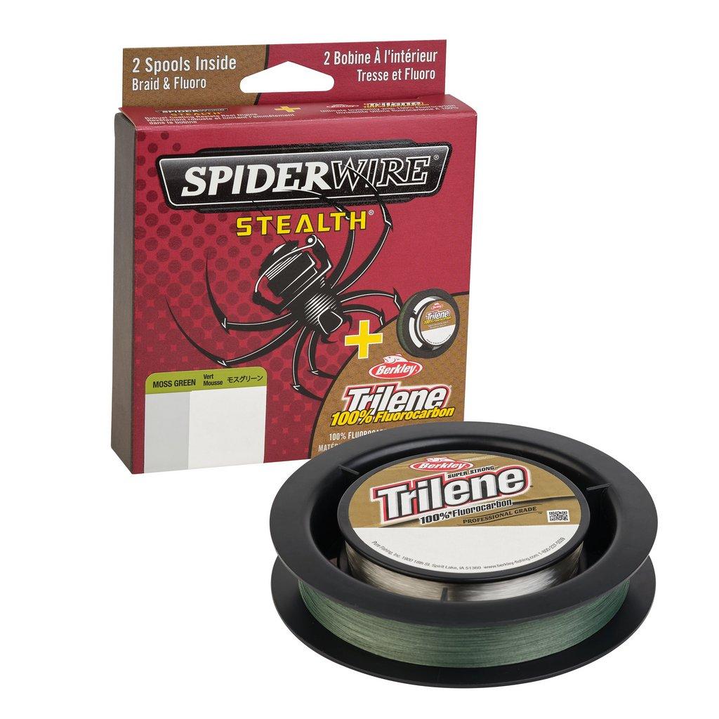 SpiderWire / Stealth Trilene 100% Fluorocarbon Dual, 8lb, 3.6kg