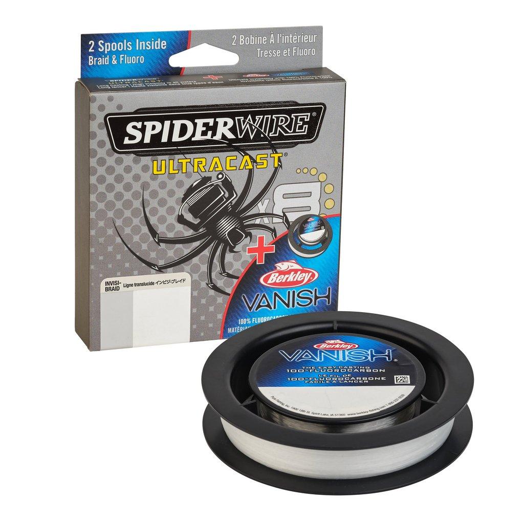 SpiderWire / UltraCast Vanish Dual Spool, 20lb, 9kg
