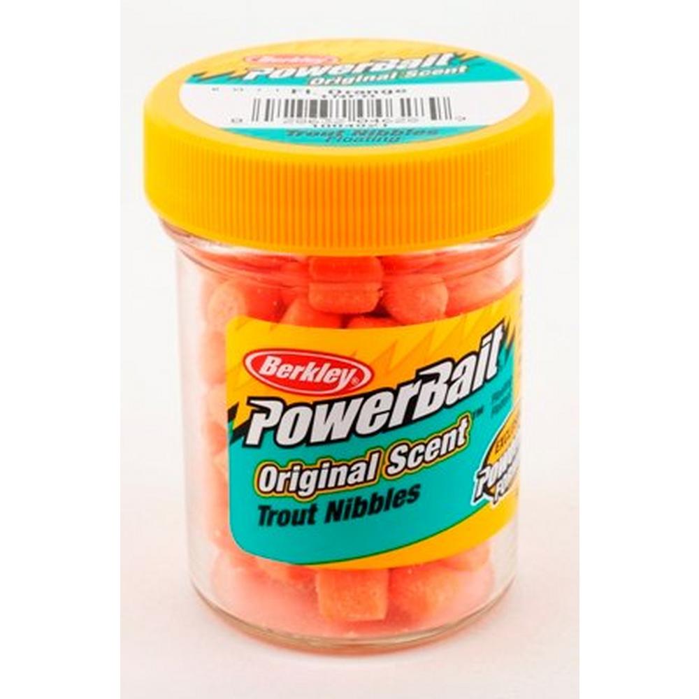 Berkley PowerBait Trout Nibbles - Fluorescent Orange