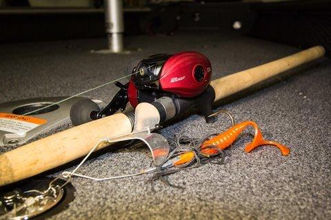 Fishing pole with lure