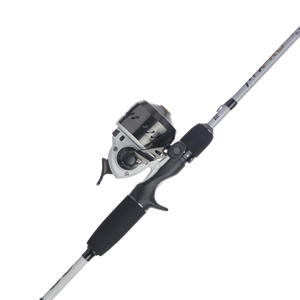  Abu Garcia 6' Max PRO Fishing Rod and Reel Spincast Combo,  2-Piece Composite Rod, Size 10 Casting Reel, Right/Left Handle Position  Grey : Everything Else