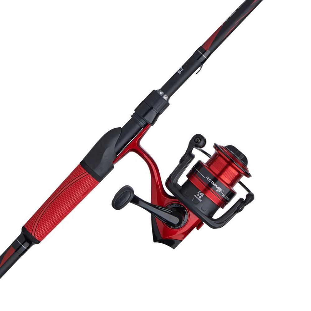  Abu Garcia 6' Max PRO Fishing Rod and Reel Spincast Combo,  2-Piece Composite Rod, Size 10 Casting Reel, Right/Left Handle Position Grey  : Everything Else