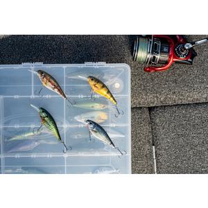 Johnson Berkley Firetiger Flicker Shad Fishing Bait 7CM - Rigged w