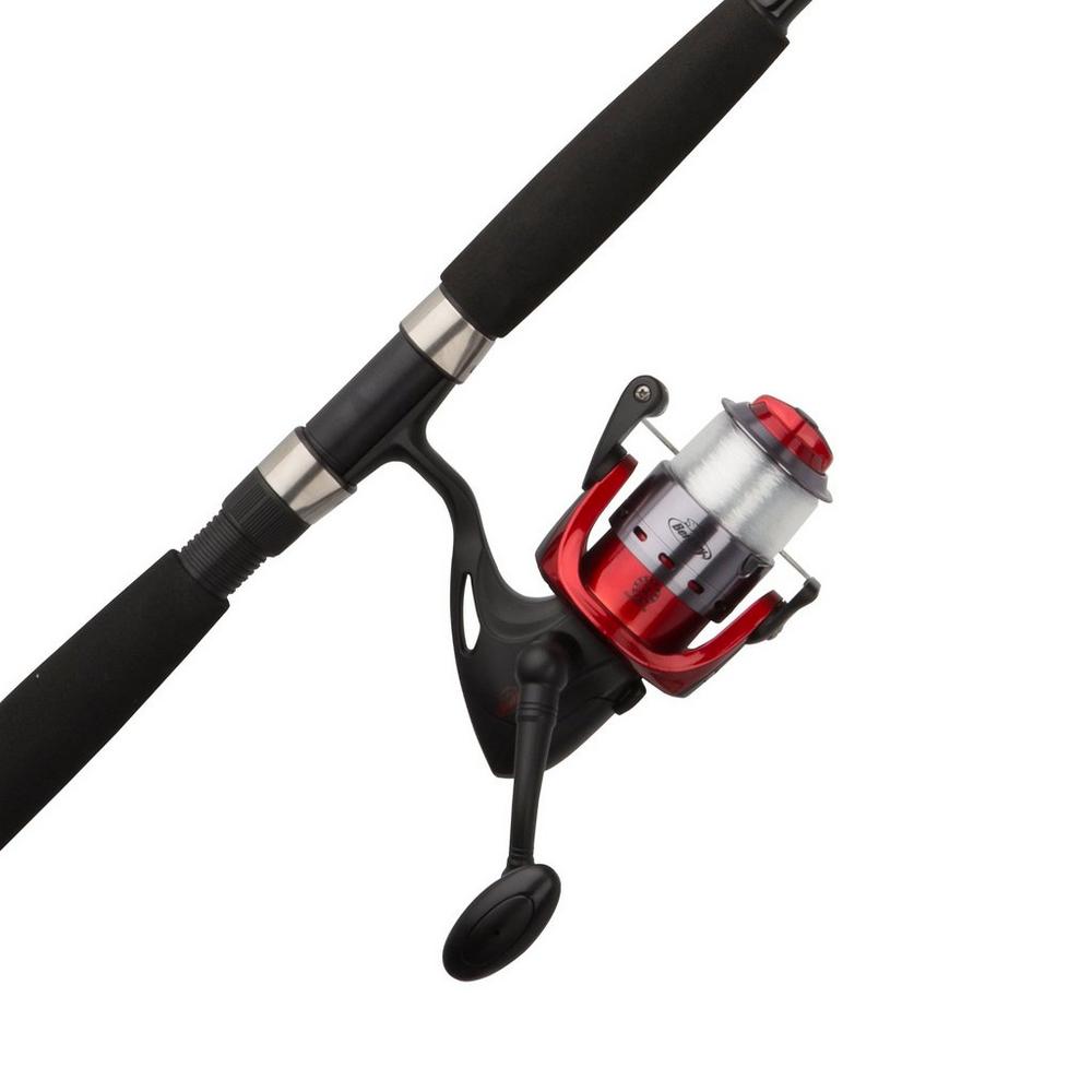 Fishing Pole - 64-Inch Fiberglass and Stainless Steel Rod and Pre-Spooled Reel  Combo for Lake, Pond and Stream Casting by Leisure Sports (Black)