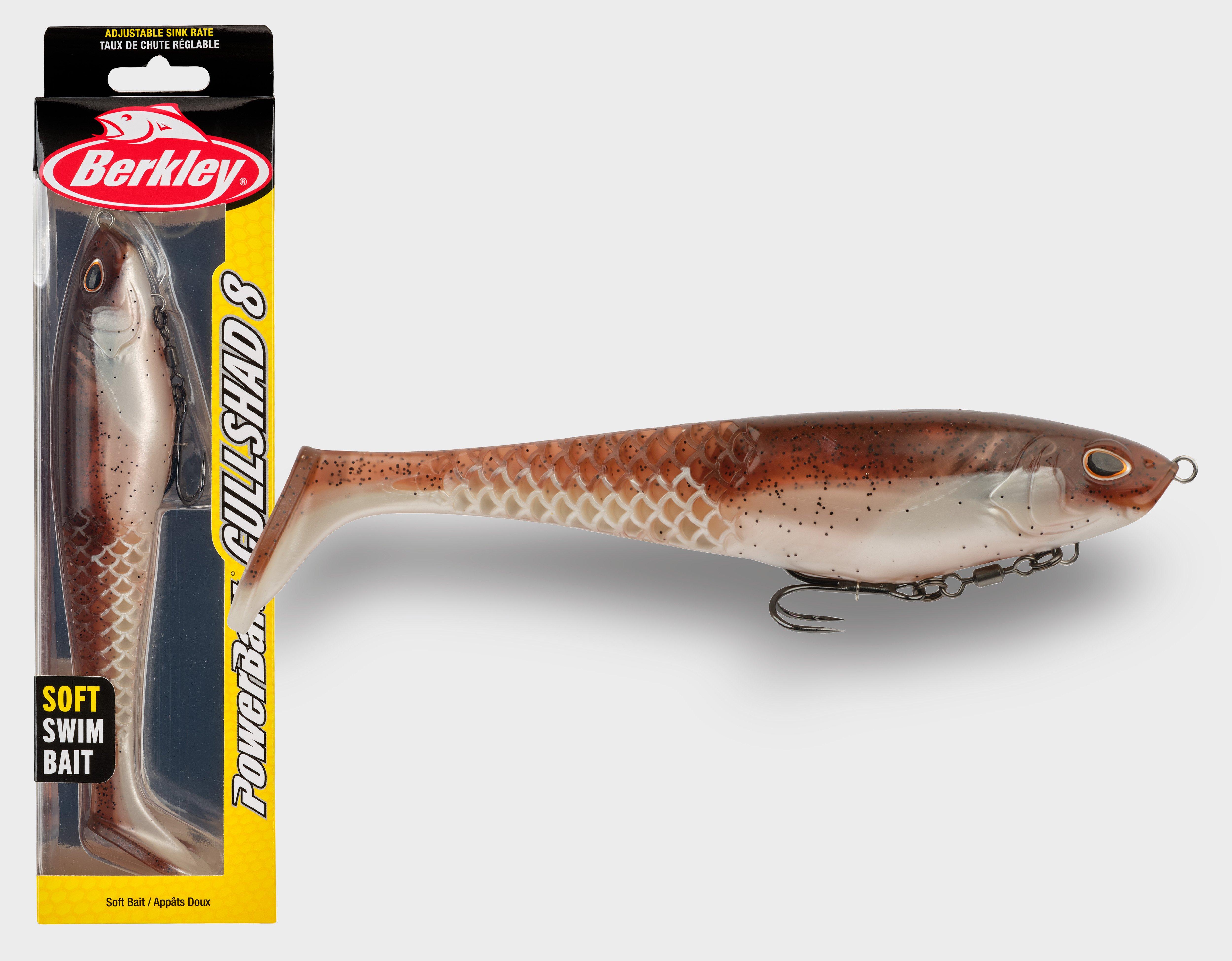  Berkley PowerBait CullShad Fishing Bait, Albino, 6in,  Irresistible Scent and Flavor, Ideal for Bass, Walleye, Pike and More,  Equipped with Fusion19 Hook : Sports & Outdoors