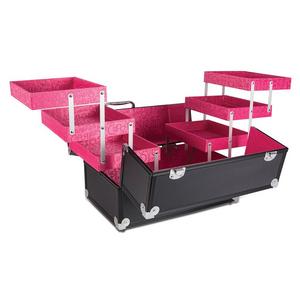 Caboodles Lovestruck Extra-Large Six-Tray Cosmetic Train Case 