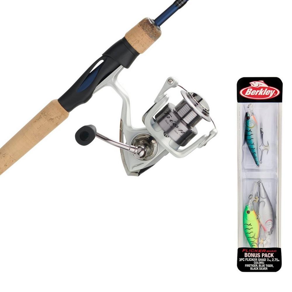 Pflueger 6'6 Trion Spinning Rod and Reel Combo, Size 30 Reel