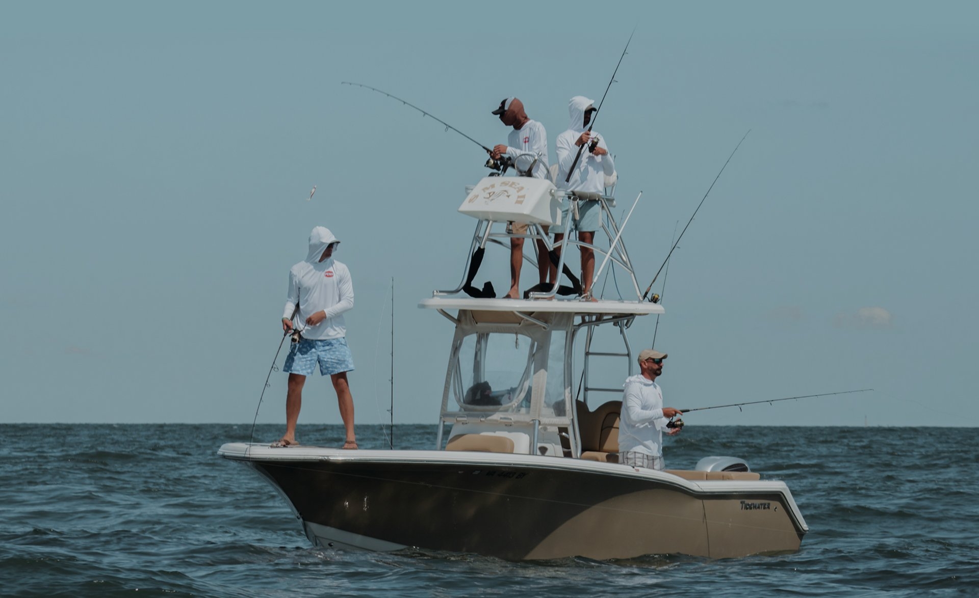 Pro Saltwater Fishing team in action.