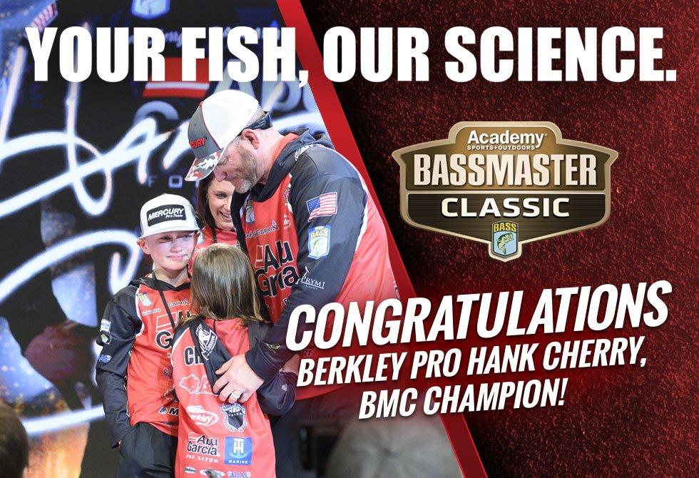 Congratulations to Berkley Pro Hank Cherry, BMC Champion