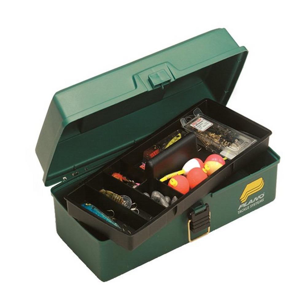 Green Plastic Fishing Tackle Tackle Boxes for sale