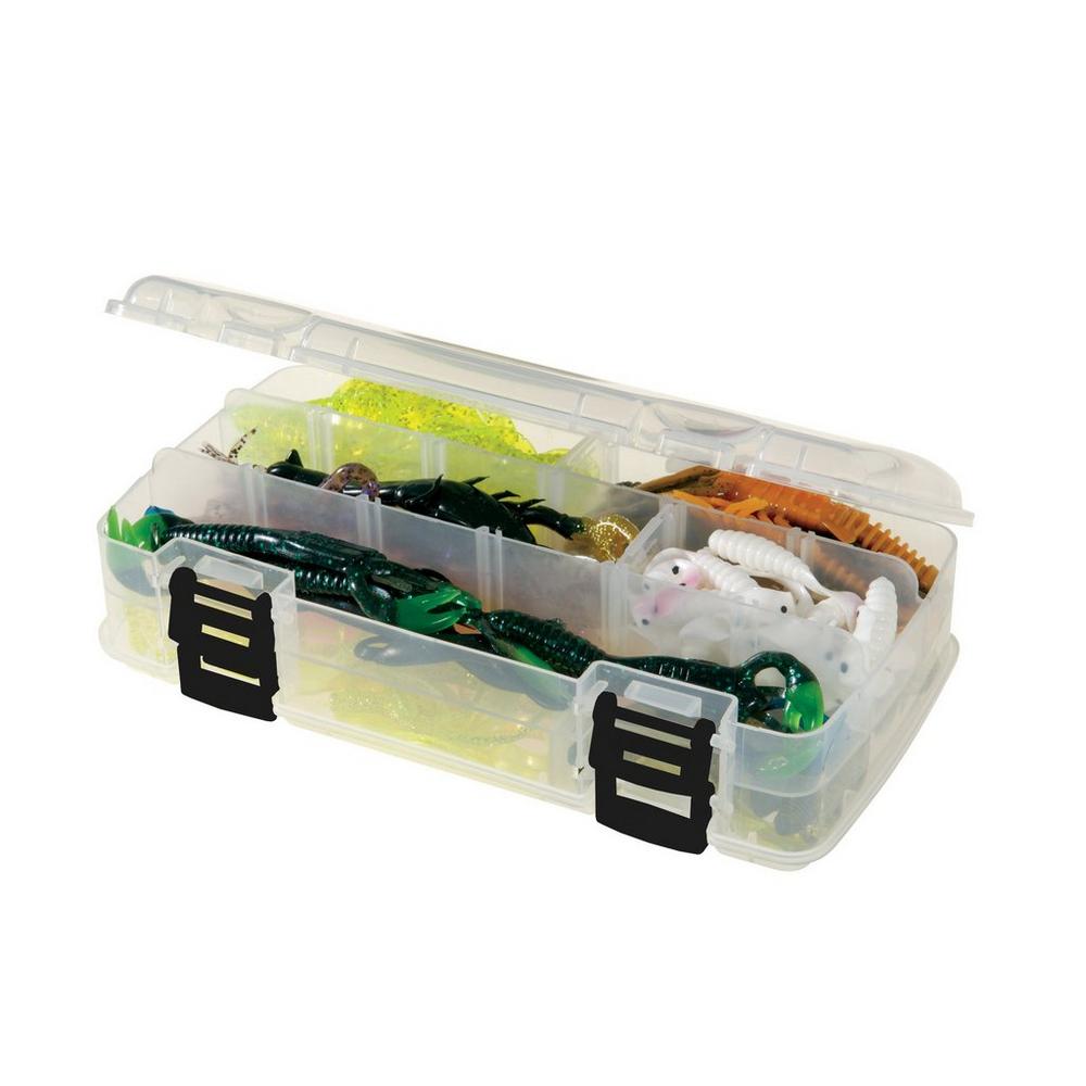 Plano double sided tackle box, very full! - Sherwood Auctions