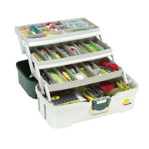 savebarn - Fishing Tackle Box - 3 Fold-Out Trays - Yellow