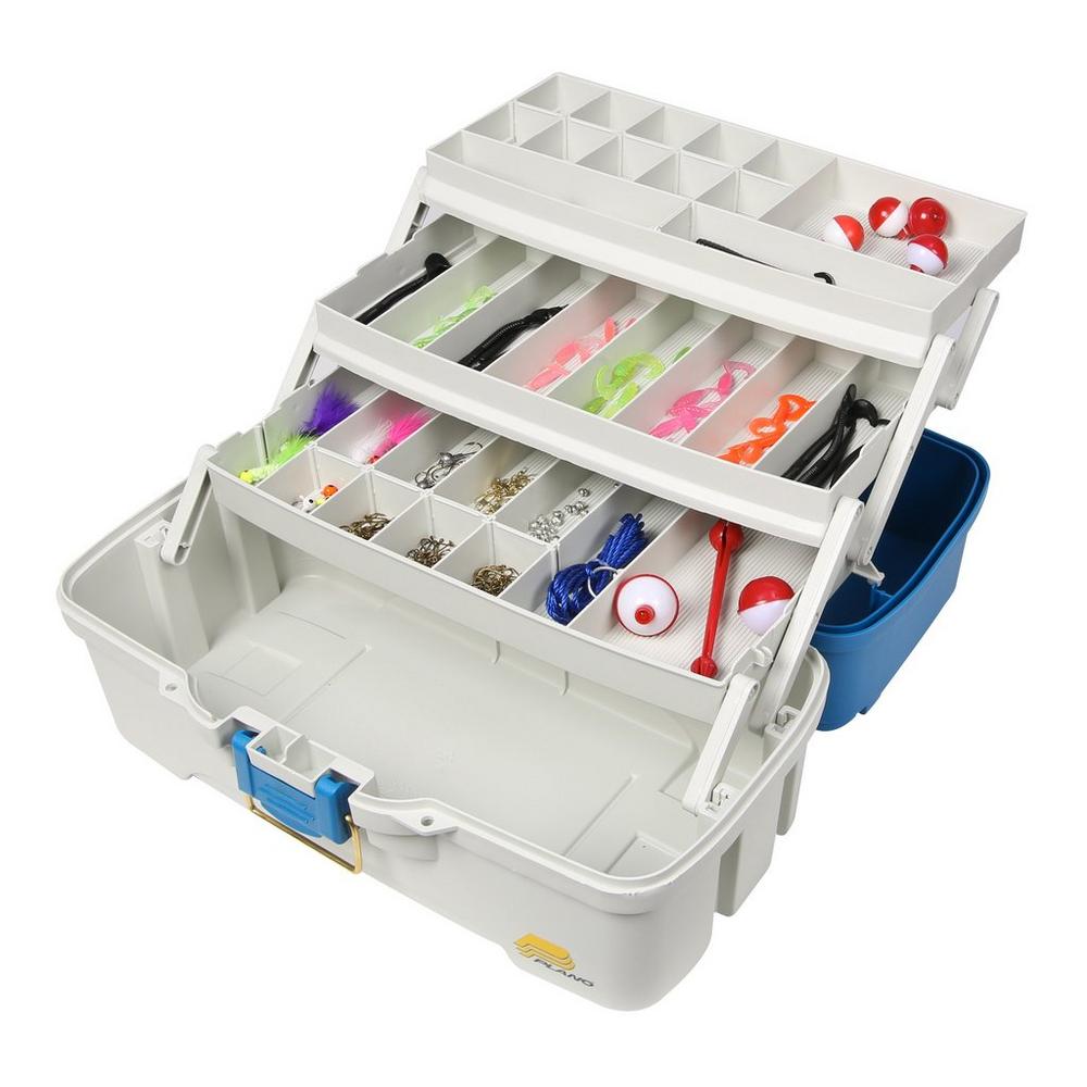 9 Tray Tackle Box with Adjustable Shelves