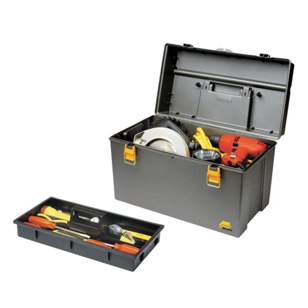 927900-9 Plano Molding Plastic, Tool Box, 13-1/2Overall Width,  5-5/8Overall Depth, 5-5/8Overall Height