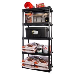 Rack de Plástico Tough Box Shelving 5 Niveles 182.9x91.4x45.7 cm a