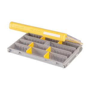 Plano Edge 3600 Terminal Tackle Storage, Gray and Yellow, Includes 10 Hook  Retainers, Rustrictor Rust-Resistant Technology, Waterproof Premium Fishing Utility  Box