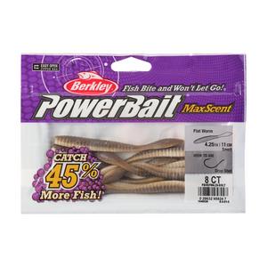 Berkley Powerbait Maxscent Flat Worm 3.6 Smelt (new hard to find color)