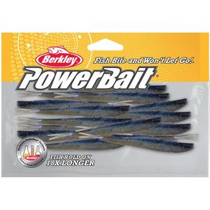 Berkley PowerBait Power Minnow Fishing Bait, Black Shad, 3in | 8cm,  Irresistible Scent & Flavor, Realistic Action, Split Tail Design, Ideal for  Bass