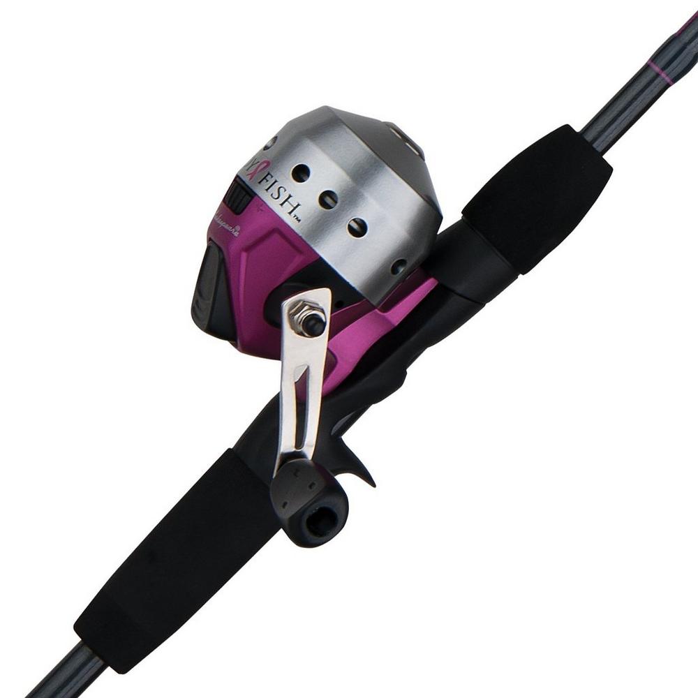 Shakespeare lady fish breast cancer awareness fishing pole for