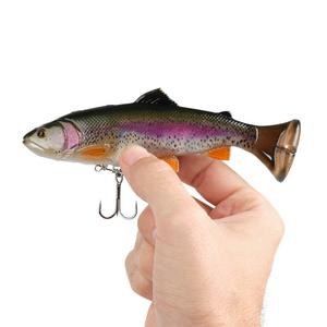 Pulse Tail Trout Line Thru - Freshwater Soft Lure, Swimbaits