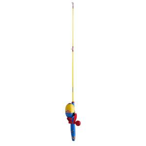 Zebco Kids Mickey Mouse Fishing Pole Catch'Em Kit Model 1286~1988 Vintage